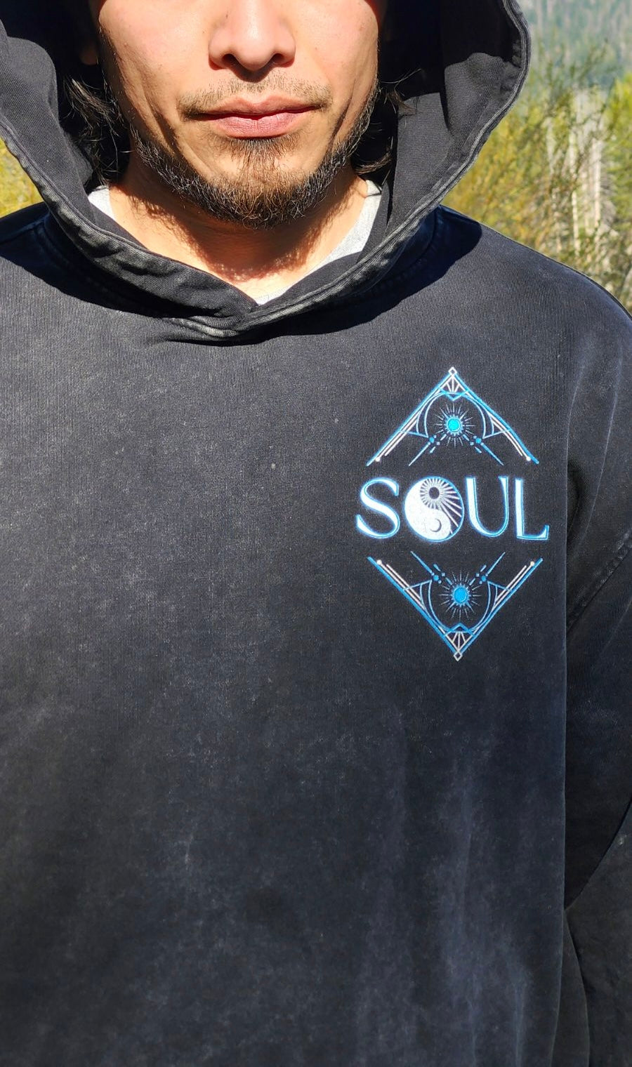 GOD state of Mind (Soul) Heavyweight Oversized Unisex Hoodie