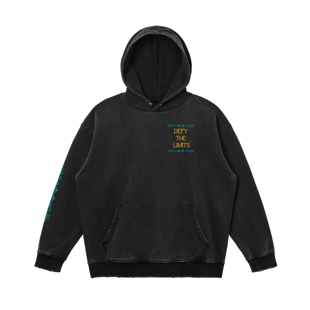 Defy The Limits Unisex Snap Collar Hoodie