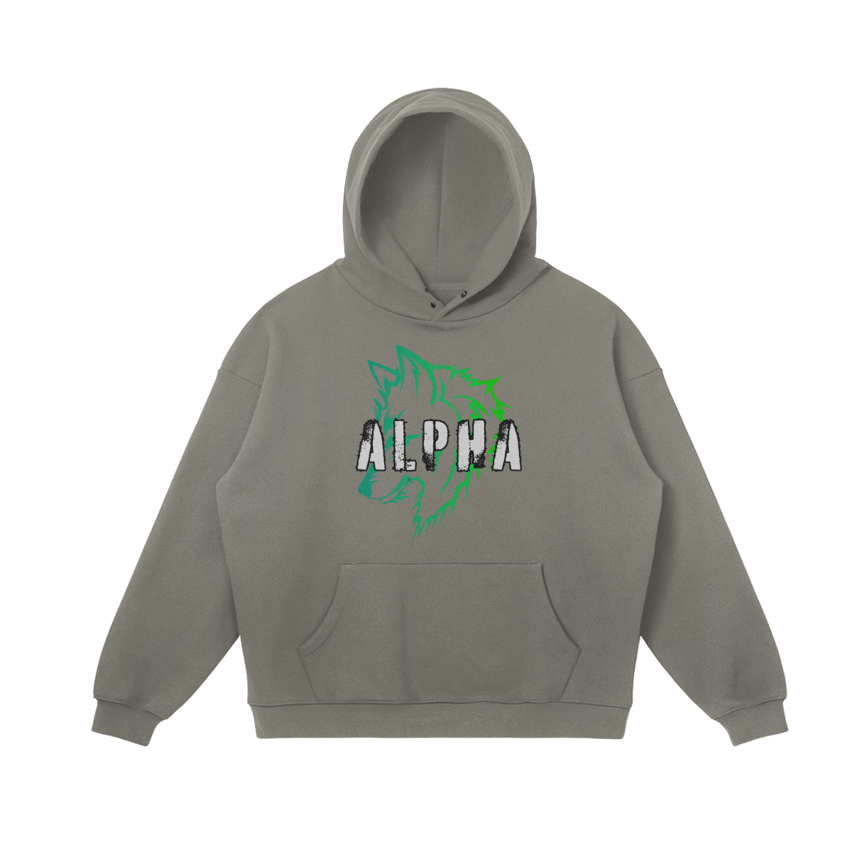 Alpha Men's Snap Collar Hoodie