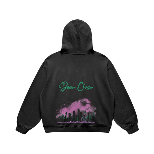 Dream Chasing Unisex Oversized Retro Hoodie